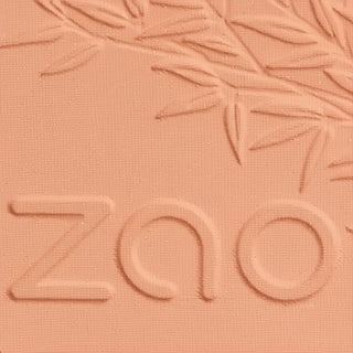 Zao Makeup organic vegan refillable blush in a bamboo compact, curated in soft wearable shades for girls beginning to explore blush