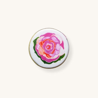 Pink Puffy Cloud organic plant-based balm and lip and cheek balm for kids with strawberry tint and shimmer