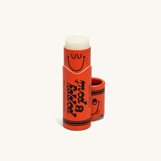 Poppy and Pout kids lip balm in fruity flavors, natural kids chapstick with a push-up tube design for easy use by children