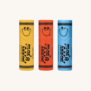Poppy and Pout kids lip balm in fruity flavors, natural kids chapstick with a push-up tube design for easy use by children