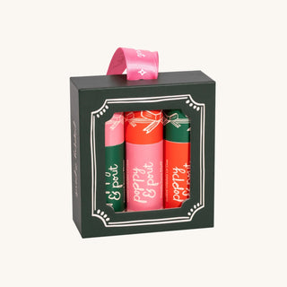 Poppy and Pout lip balm Christmas set lip balm stocking stuffer Christmas chapstick set