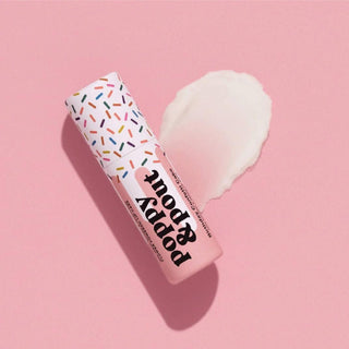 Poppy and Pout lip balm, kids lip balm, natural lip balm for kids, and kids non toxic lip balm made with safe, eco-friendly ingredients for gentle, everyday lip care
