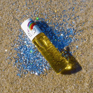 Rainbow fragrance oil for tweens, clean makeup for tweens and children’s fragrance in a light, natural citrus rose scent