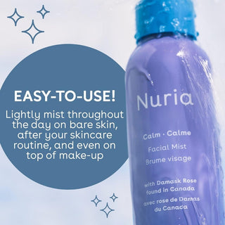 Calm Facial Mist – gentle rose water face mist for kids and teens to hydrate, soothe redness, and refresh sensitive skin