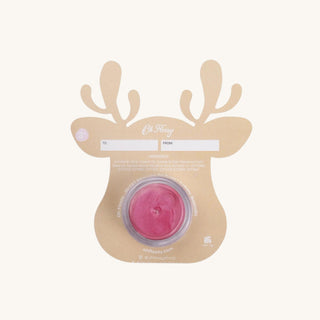 Rudolph lipstick for kids from Oh Flossy Christmas makeup presents