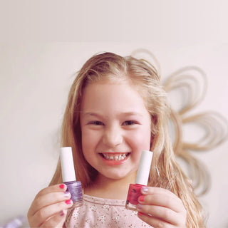 Sugar Plum Fairy nail Christmas set from our Christmas nail polish sets for kids
