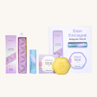 Tween skin care kit with natural skin care for 10 year old girls including scrub, lotion bar, and lip balm