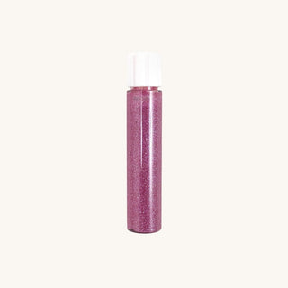 Zao Makeup Natural & Refillable Lip Gloss Tube in bamboo casing, organic and vegan, safe for teens